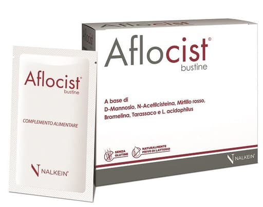Aflocist Mirtillo rosso + Bromelina – 20 Bustine